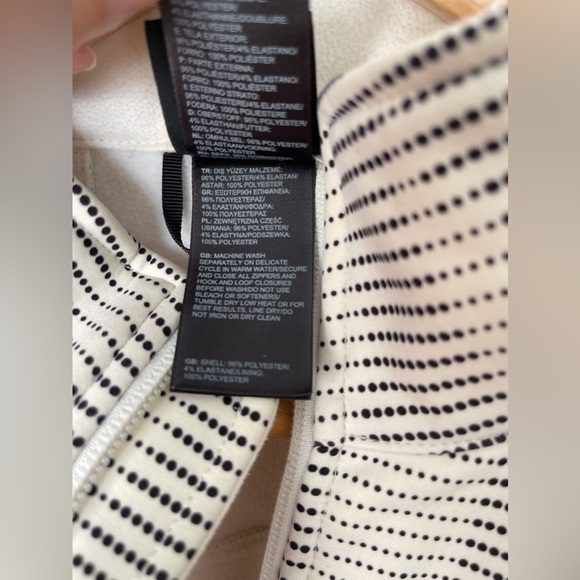 The North Face Apex Bionic Jacket White Black Dot GARDENIA Medium - Picture 8 of 10